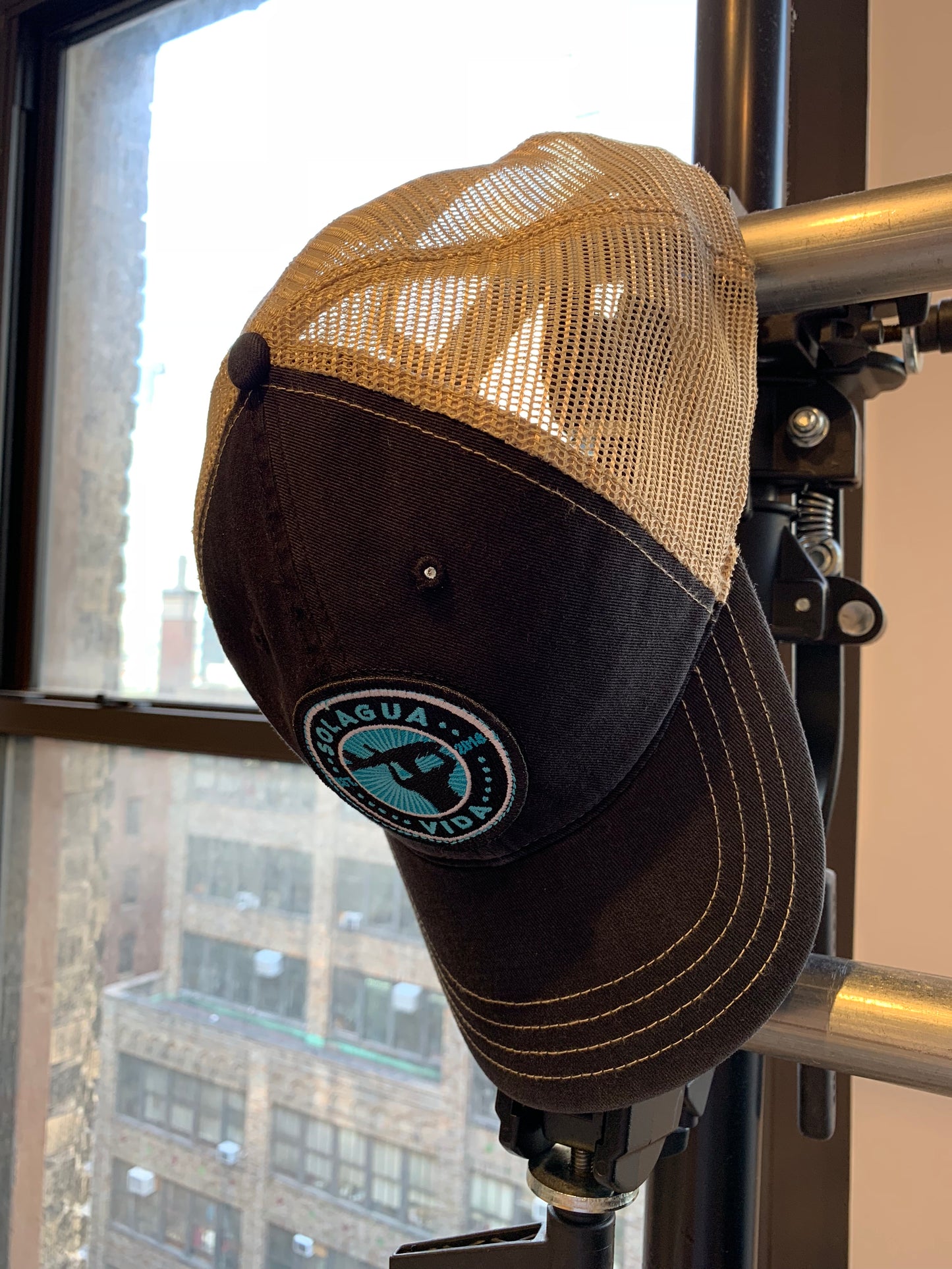 Solagua Vida Surf Mesh Garment Washed Trucker Hat