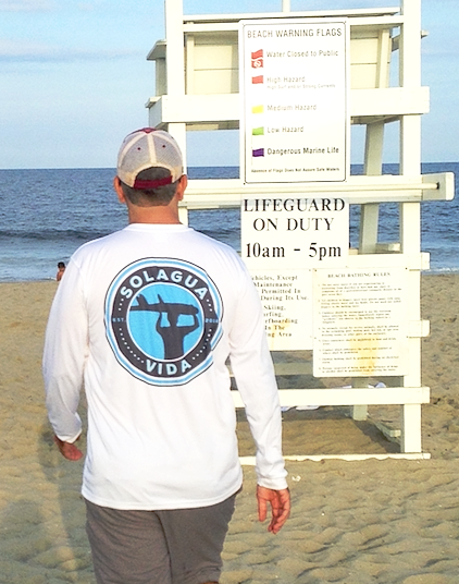 Solagua Vida Logo Long Sleeve Shirt  solar protection UPF 50+